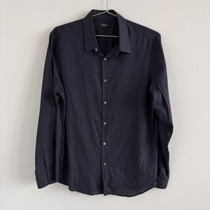 Theory, Men’s Navy Shirt, Size Medium